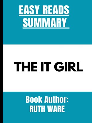 cover image of THE IT GIRL  BY  RUTH WARE